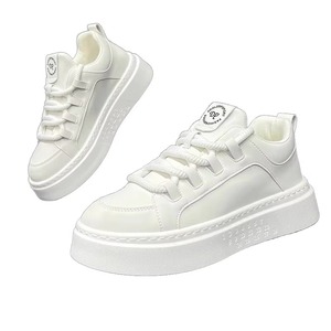 Zapatillas Deportivas de Malla Transpirable con Cordones para Hombre, Primavera 2025, Blancas, con Suela Gruesa, Casuales, Modernas y Versátiles - Product Image 2
