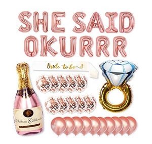 Big SHE Said OKURRR Ballons <span class=keywords><strong>Kit</strong></span> de décorations pour enterrement de vie de jeune fille pour ensemble de décorations pour fête de poule - Product Image 1