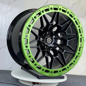 Rines Forjados Monoblock Beadlock Cóncavos Profundos en Verde, Rojo y Negro de 17X10, 18X9 y 19X9.5/10 para BMW 5X112 5X120 - Product Image 1