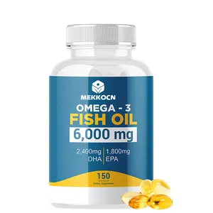 Fish Oil Softgel Capsules EPA DHA Omega 3 Fish Oil Softgels Health Brain Heart Fish Oil Soft Capsule