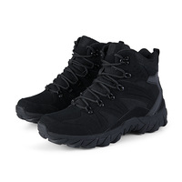 Chaussures montantes respirantes et antidérapantes pour hommes grandes tailles, bottes, chaussures de randonnée à talon plat, en stock