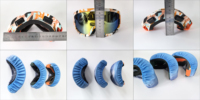 Usine OEM, microfibre, impression intégrale, logo personnalisé, couvre-lunettes de ski avec logo, doux et élastique, manchons pour lunettes de ski