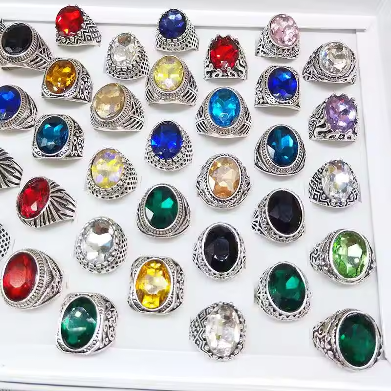 50pcs Wholesale Lots Mood Ring Change Color Simple Jewelry Fashion Womens Rings