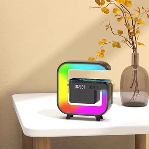 Luz Nocturna LED RGB con Carga Inalámbrica G3 Mini, Reloj <span class=keywords><strong>Despertador</strong></span> <span class=keywords><strong>para</strong></span> <span class=keywords><strong>Computadora</strong></span> y Teléfono Móvil, Uso Doméstico, Venta al Por Mayor de Fábrica - Product Image 3