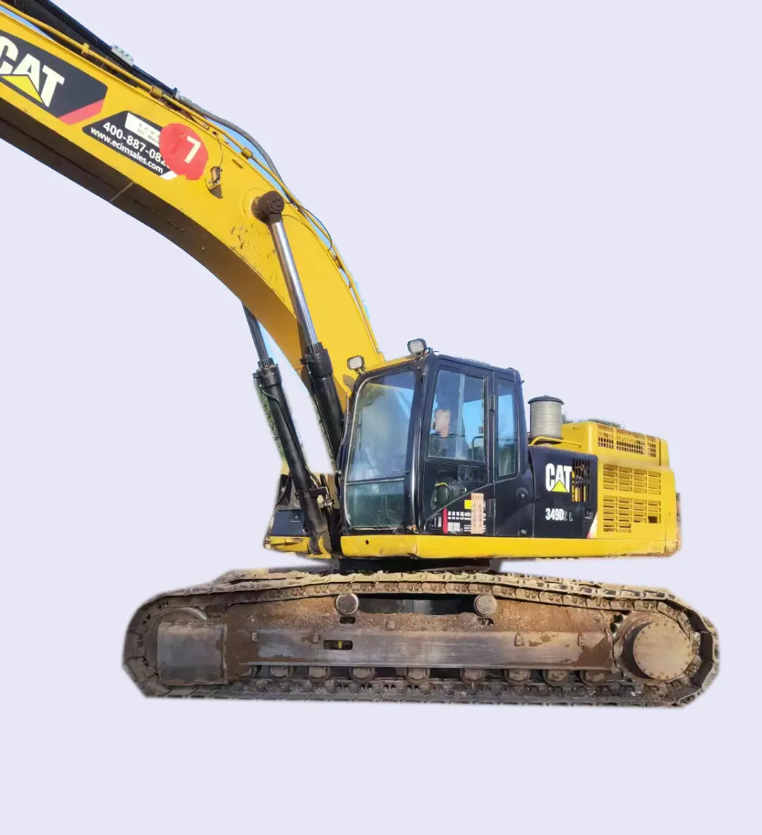 Perayap tangan kedua CAT349d penggali penggali 2018 tahun hidrolik mesin penggerak bumi peralatan