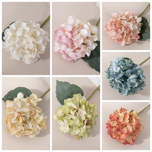 Ramas de Flores Artificiales de Hortensia Tejidas a Mano, Aromáticas, Suaves, Impermeables, Realistas, Tallos Florales Artificiales de Larga Duración para el Hogar - Product Image 5