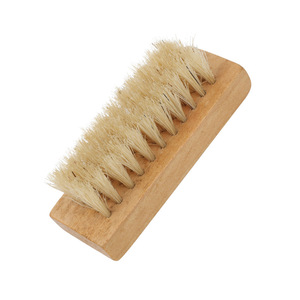 Cepillo para zapatos de cerdas de cerdo y madera maciza para limpiar y pulir cuero - Product Image 2