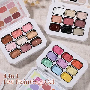 Esmalte de Uñas en Gel UR SUGAR 4 en 1, Efecto Degradado Fácil de Aplicar, para Manicura Francesa DIY, Barniz UV Sólido, Gel de Arte para Pintar - Product Image 1