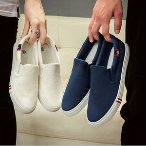 Diseñador de moda Casual Lofer zapatos para hombres famoso blanco <span class=keywords><strong>sin</strong></span> encaje zapatillas transpirables para hombres zapatos de lona de gran tamaño hombres - Product Image 3
