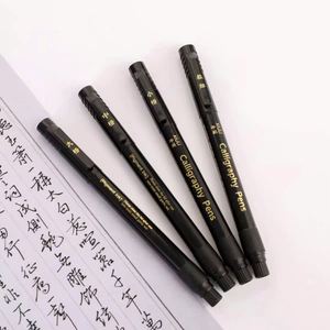 Wholesales 4 Sizes Nibs Calligraphy <b>Pen</b> Brush Lettering <b>Pens</b> Set Flexible Refill Brush <b>Markers</b> - Product Image 1