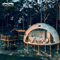Dôme à bulles transparent robuste (7m/8m/10m) - Tente d'événement extérieur/fête - Structure en tissu à une chambre pour usage commercial