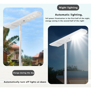 Lampadaire Solaire d'Ingénierie IP65 Étanche LED 6 Mètres Blanc Neutre 4100K pour Jardin et Extérieur - Product Image 2