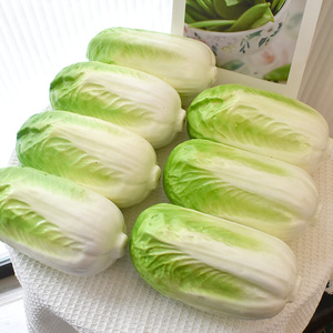 Wholesale <b>Plastic</b> Simulation Vegetable Cabbage Model for Halloween Decorative <b>Kitchen</b> Fruit and Vegetable Collection - Product Image 4
