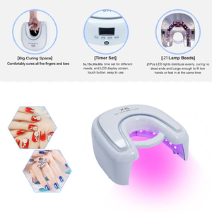Lampe à ongles UV LED sans fil X8 48W, lumière rouge 365nm, rechargeable, sécheuse de vernis gel pour salon de manucure - Product Image 4