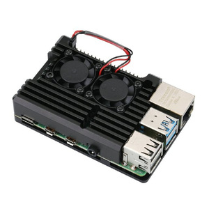 Custodia in Lega di Alluminio per Raspberry Pi <span class=keywords><strong>4</strong></span> di Quarta Generazione, Guscio di Dissipazione del Calore Assemblabile per Raspberry Pi 4B+ - Product Image 1