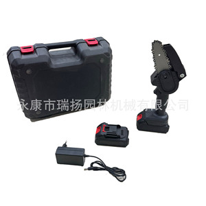 Mini Chainsaw 4 In Battery <b>Powered</b> Cordless Portable Outdoor Tree Cutting <b>Tool</b> - Product Image 1