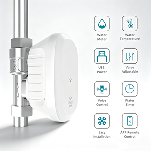Válvula Inteligente WiFi Smart Life para Control de Fugas de Agua, Válvula Solenoide con Medición de Temperatura y Consumo de Agua - Product Image 3