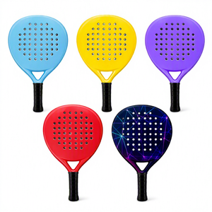 Palas de Pickleball Coloridas con Diseño Sólido de 40 Orificios, Mango Antideslizante, Forma Estándar para Entretenimiento al Aire Libre, Adultos, Todas las Estaciones - Product Image 1