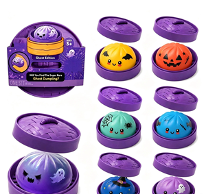 Popular Halloween Pumpkin Bun Squishy Fun Toy - Weird Shapes, Soft, Non-Sticky, Slow <b>Rebound</b> - Product Image 4