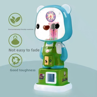 Distributeur automatique de bonbons d'intérieur mignon ours machine commerciale de cadeaux de jeu distributeur automatique bon marché à pièces pour enfants