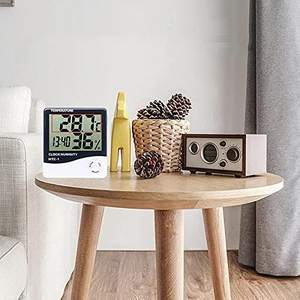 Termómetros Digitales HTC2 para Interiores y Exteriores de Alta Precisión, Recargables, con Sonda Externa, Reloj, Alarma, Pantalla LCD Grande - Product Image 4