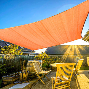 Toldo naranja para sombreado de jardín, toldo de vela de poliéster impermeable para exteriores/toldo de vela para jardín - Product Image 4