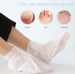 Haute qualité en gros prouvé produits de soins de la peau soie naturelle nourrissant hydratant masque pour les pieds chaussettes - Product Image 3
