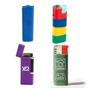 Étui de protection pour briquet en silicone avec logo personnalisé, forme rectangulaire, style moderne, durable, antidérapant, accessoire pour fumeurs - Product Image 2
