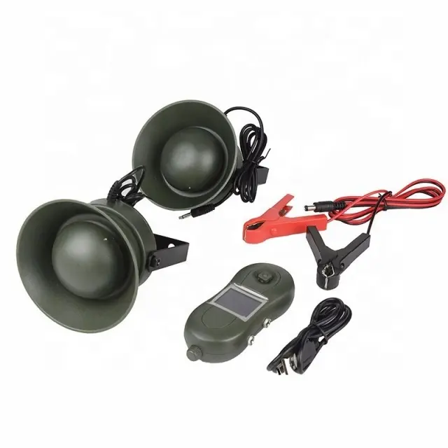 Altavoces con llamada de Pato MP3, 2 unidades, 50W, CP-391 de caza de aves