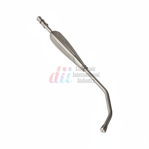 11 3/4 \ "Tubo de succión Yankauer de acero inoxidable Punta extraíble Instrumento quirúrgico manual Suministros médicos Conexión de tubería de metal - Product Image 1