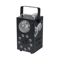 Machine à fumée LED RGB 3-en-1 700W Magic Ball avec télécommande DMX 6 canaux, portée de 50m et fumée en 22 secondes pour DJ/Bar/Club/Fête