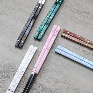 Stainless Steel Chopsticks 304 <b>Mirror</b> Polished <b>Acrylic</b> Handle Home Western Dining Cutlery Gift Set - Product Image 3