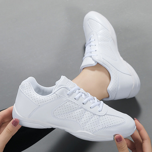 Venta de Fábrica: Zapatos Blancos de Animadoras <span class=keywords><strong>para</strong></span> Jóvenes, Zapatos de Baile <span class=keywords><strong>para</strong></span> Animadoras, Zapatos Deportivos <span class=keywords><strong>para</strong></span> Mujer, <span class=keywords><strong>Tenis</strong></span>, <span class=keywords><strong>Jazz</strong></span>, Competencia, Danza - Product Image 3
