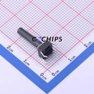 KH-6X6X18H-TJ Tactile Switch Through hole Component THT-4P,6x6mm Switch Single Pole Single Throw Round Button 2.6N Through Hole - Product Image 2