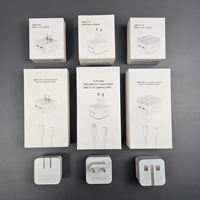 Cargador Rápido PD de Alta Potencia con Doble Puerto USB-C Tipo C de 35W para EE. UU./UE/Reino Unido, para iPhone 16 15 14 13 12 Pro
