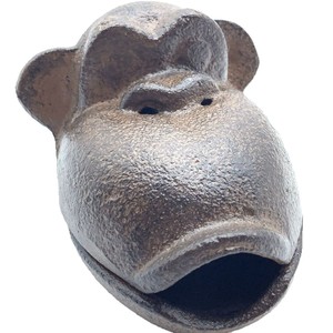 Boîte à clés décorative en fonte, motif gorille orang-outan, pour jardin, rangement de clés, style vintage, en métal, en forme d'animal - Product Image 5