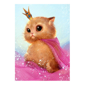 Kits d'art <span class=keywords><strong>de</strong></span> peinture diamantée Ever Moment, broderie diamantée <span class=keywords><strong>chat</strong></span>, perceuses en résine carrées complètes, artisanat DIY pour enfants, cadeau décoratif 4Y617 - Product Image 1