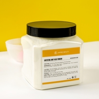 JMFREE logotipo personalizado 400G Natural orgánico antienvejecimiento antiarrugas cuidado de la piel Corea gelatina máscara en polvo cristal avena gelatina máscara Facial
