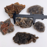 Cristaux en gros, minéraux naturels en vrac, spécimen de sphalerite pour souvenirs