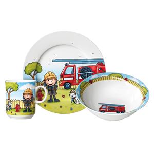 Ritzenhoff & breker เครื่องถ้วยชามสำหรับเด็กดับเพลิงเบอร์นี่3ชิ้น - Product Image 1