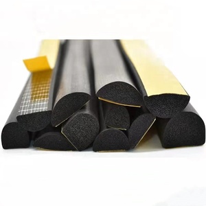 D Hình Dạng Bọt Cao Su Seal Tự Dính Backed EPDM <span class=keywords><strong>Sponge</strong></span> Strip Closed Cell Cao Su Đùn Hồ Sơ - Product Image 1