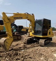 Excavatrice hydraulique sur chenilles Komatsu PC100 de machines de construction d'occasion du Japon 100% d'origine