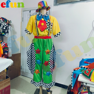 Efun MOQ 1 pieza divertido caminar al por mayor fiesta Joker traje <span class=keywords><strong>gordo</strong></span> circo <span class=keywords><strong>payaso</strong></span> Cosplay <span class=keywords><strong>payaso</strong></span> mascota <span class=keywords><strong>disfraz</strong></span> para la venta - Product Image 3