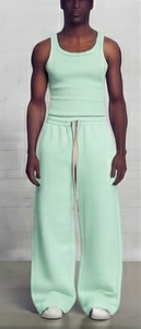 Pantalones Deportivos Holgados de Pierna Ancha para Hombre, de Color Sólido, Estilo Urbano y Deportivo - Product Image 3