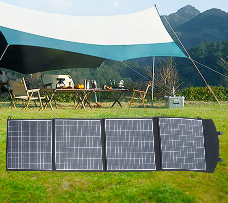 100W Portable Foldable Solar Panel for Mobiles & Ebike Charging