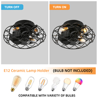 Nouveau Spot Marchandises Pas Cher Prix Ventilateur De Plafond Lustre 18 Pouces 3 Abs Lame Ventilateur De Plafond Lumière