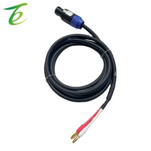 โอห์มหัวคู่กล้วยปลั๊กคู่สายสัญญาณเสียง1-2ของลำโพงเครื่องขยายเสียงสำหรับเวทีการบินพร้อมสายเชื่อมต่อลำโพง2 - Product Image 3