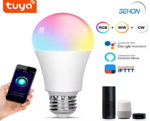 Tuya Smart RGB <span class=keywords><strong>Ampoule</strong></span> LED 800lm Wifi Lampe intelligente B22 Base Aluminium Verre Télécommande Capteur RoHS Certifié pour une utilisation au bureau - Product Image 4