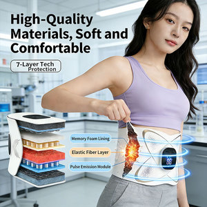 Portable EMS Waist Care Device Heated <b>Massage</b> Belt Personal Care Equipment - Product Image 2