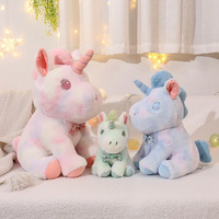 Peluche licorne arc-en-ciel douce et colorée pour enfants, jouet Kawaii en peluche, cheval licorne, cadeau Offre Spéciale